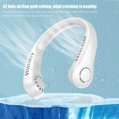 Vaneless Neck Hanging Fan - 360° Cooling