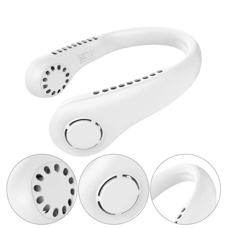 Vaneless Neck Hanging Fan - 360° Cooling