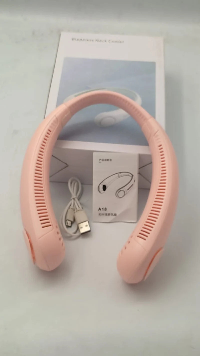 Vaneless Neck Hanging Fan - 360° Cooling